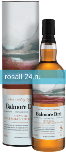 Фото 5 - Виски Balmore Dru Speyside Single Malt Scotch Whisky 8YO madeira cask