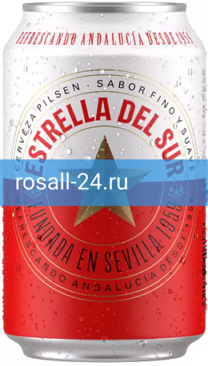 Фото 1 - Светлое пиво Estrella Sur