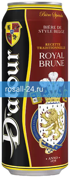 Фото 3 - Тёмное пиво D`atour Royal Brune