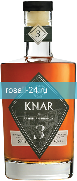 Фото 1 - Коньяк Knar Brandy 3 y.o.