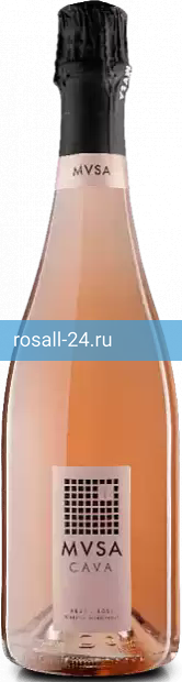 Фото 8 - Игристое вино MVSA cava Brut Rose